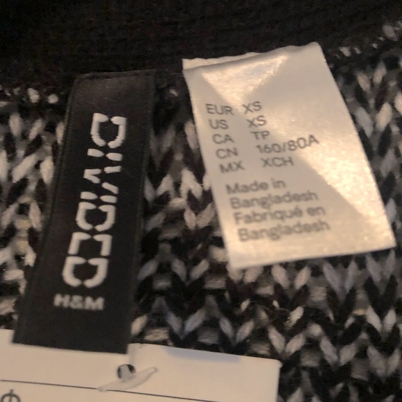 Elegant Jacket Coat Black/White - NEW - Picture 4 of 4